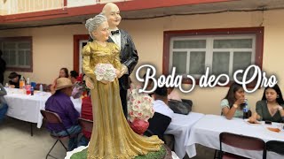 Antonia y Rodolfo  50 Años de Matrimonio  Boda de Oro  Parte 1 [upl. by Mallen155]