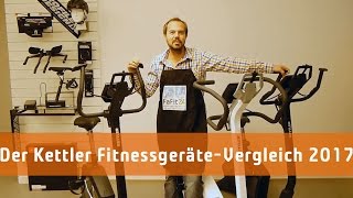 Kettler Fitnessgeräte Vergleich Die neuen Displays ab 2017 für Ergometer und Heimtrainer [upl. by Tnayrb219]