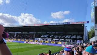 Eintracht Frankfurt Choreo Tifo bei Holstein Kiel [upl. by Ardnauq275]