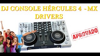 DJ CONSOLE MX 4 HÉRCULES  DRIVER DE INSTALAÇÃO [upl. by Abijah]