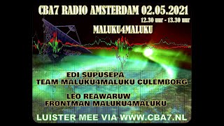 Team Maluku4Maluku quotCulemborgquot woordvoerder Edi Supusepa op CBA7 Radio Amsterdam [upl. by Fital633]