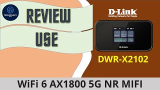 DLink DWR X2102 Wifi 6 AX1800 5G MiFi Router  Unbox Setup Mobile hotspot and use [upl. by Dekow533]