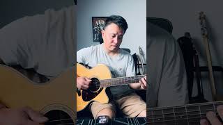 Some thoughtful Guitar noodling 😂😂🎸 yamahaguitars jazz acoustic [upl. by Toombs]