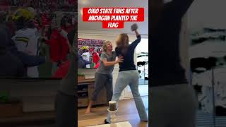 Ohio state fans after michigan planted the flag [upl. by Ynnal616]