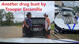 Trooper Escamilla makes another drug bust 💥32 POUNDS💥  Arkansas State Police stop Chrysler Pacifica [upl. by Drahser452]