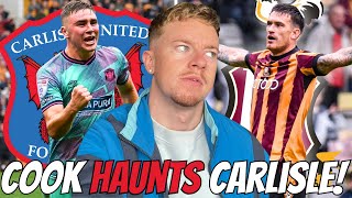 COOK HAUNTS CARLISLE  CARLISLE VS BRADFORD MATCHDAY VLOG [upl. by Salta]