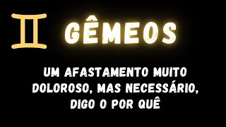 GÊMEOS♊ UM AFASTAMENTO MUITO DOLOROSO MAS NECESSÁRIO DIGO O POR QUÊ [upl. by Nyram]