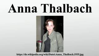 Anna Thalbach [upl. by Rabbi]