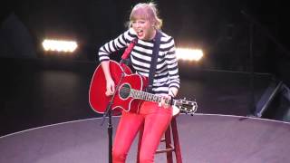 Taylor Swift Teardrops On My Guitar flawless high notes Red Tour LIVE San Antonio [upl. by Donn]