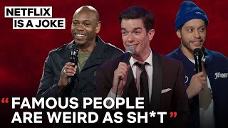 Pete Davidson Dave Chappelle amp More Comedians Tell Celeb Stories  Netflix [upl. by Taima]