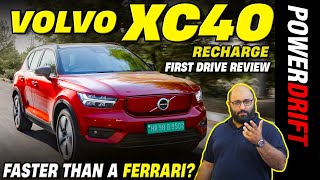 Volvo XC40 Recharge  Faster Than A Ferrari  First Drive  PowerDrift [upl. by Hi]