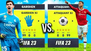 GARDIENS vs ATTAQUANTS sur FIFA 23 [upl. by Esadnac]