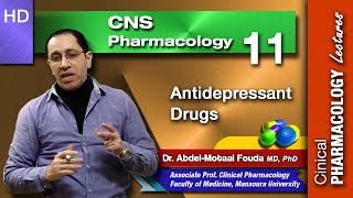 CNS Pharmacology Ar  Lec 11 Antidepressant Drugs [upl. by Havener]