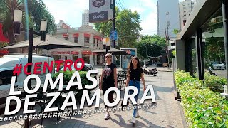 Recorriendo LOMAS DE ZAMORA CENTRO I BUENOS AIRES I ARGENTINA I 4K Walking Tour VLOG [upl. by Nylleoj972]