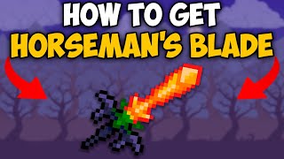 How To Get Horseman Blade in Terraria 1449  Terraria Horseman Blade [upl. by Adia]