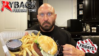 Ryback Feeding Time TGIFriday’s New Beyond Burger and Fries Mukbang [upl. by Chicoine]