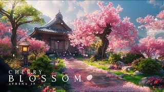 Beautiful Cherry Blossom Music  Relaxing Japanese Zen Music for Stress Relief [upl. by Inga]