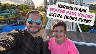 Best visit this season at Hersheypark  Season Pass Holder Extra Hours Event [upl. by Nylecaj]