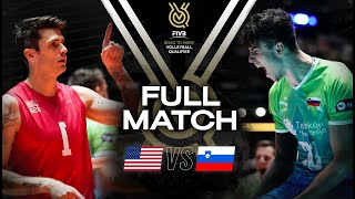 🇺🇸 USA vs 🇸🇮 SLO  Paris 2024 Olympic Qualification Tournament  Full Match  Volleyball [upl. by Ahsiea]