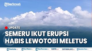 🔴BREAKING NEWS GUNUNG SEMERU ERUPSI di Perbatasan Lumajang Malang Susul Gunung Lewotobi Lakilaki [upl. by Ellimac591]