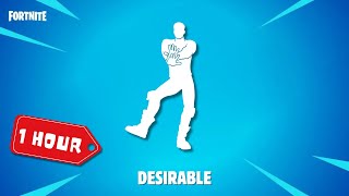 Fortnite DESIREABLE emote 1 HOUR edition Just Wanna Rock  Lil Uzi Vert [upl. by Laurin]