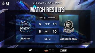 CFS24 GF  NEXTTOP vs ANTISOCIAL TEAM  Group Stage  Tagalog Cast 🇵🇭 [upl. by Dorothee]