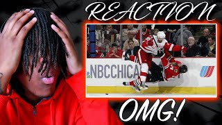 Complete Gruesome Moments  NHL Biggest Hits Of All Time  REACTION [upl. by Aneger]