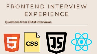 Fresher Interview Experience Mock HTML CSS JavaScript [upl. by Arammat849]