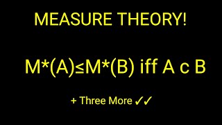 Mastering Lebesgue Outer Measure Proving Ideal Properties for Math Olympiads [upl. by Cirle]