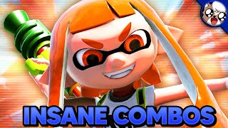 Inkling has the BEST Combos in Smash Ultimate [upl. by Ahseeyt]