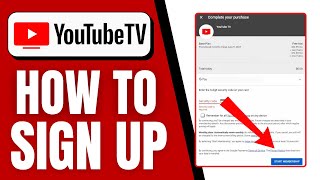 How to Sign up For YouTube TV Easy Steps [upl. by Onitnelav]