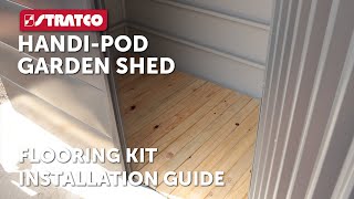 Stratco HandiPod Garden Shed Accessories  Flooring Kit  Installation Guide [upl. by Htebaras]