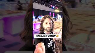 Singularity Summit in under 60 secs AI Technology Blockchain [upl. by Notyap]