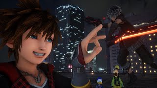 Sora Donald and Goofy VS Yozora Critical Mode  KINGDOM HEARTS III ReMind PC [upl. by Kaylee265]