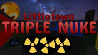 Krunker  TRIPLE NUKING ON LITTLETOWN 931  831 [upl. by Hillegass801]