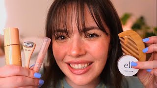 ASMR Giving You a quotClean Girlquot Glassy Skin Makeover 🫧 ✨skincare haircare makeup layered sounds [upl. by Gere773]