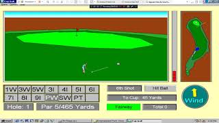 Playing Fuji Golf on Windows 98 FE [upl. by Eliath258]