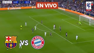 BARCELONA vs BAYERN MUNICH EN VIVO 🔥 CHAMPIONS LEAGUE [upl. by Nannie]