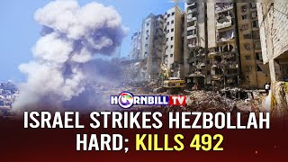 ISRAEL STRIKES HEZBOLLAH HARD KILLS 492 [upl. by Aynodal]