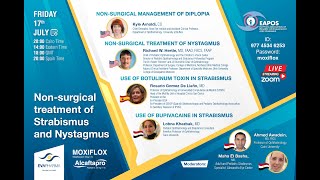 Non surgical treatment of strabismus and nystagmus  Friday 17th July 2020 [upl. by Grounds]