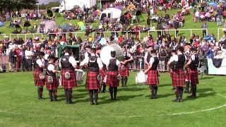 ROTHESAY AND DISTRICT PIPE BAND PERFORM AT THE COWAL HIGHLAND GATHERING 2019 [upl. by Grimbly628]