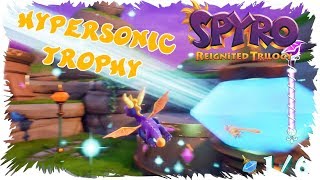 Spyro 2 Reignited Trilogy  Hypersonic 6 Gem Lamps in 15 sec Trophy guide Hyperschall Lampen Trophäe [upl. by Sandie]