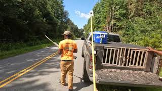 SC DEER DOG DRIVES “DOGS PACK IT TO GUN” KILL SHOT ON CAM 92124 [upl. by Ajani73]