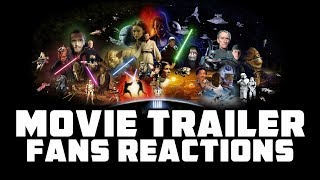 Movie Trailer Fans Reactions to Star Wars Ep1 1999 [upl. by Ijnek]