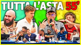 ✏️ FANTACALCIO DEGLI YOUTUBERS 202425 tutta l’ASTA in 55 MINUTI [upl. by Ylrak]