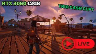 Chill Ranked Fortnite Gameplay  RTX 3060 12GB Benchmarks  Trio Cash Cup  Short Stream [upl. by Anoo538]