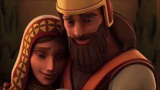 Naaman and Prophet Elisha pt 2  Superbook 4k clip [upl. by Duma]