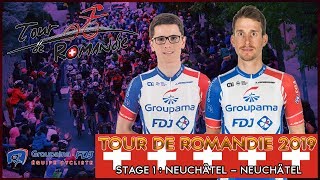 TOUR DE ROMANDIE Stage 1  Neuchâtel  Neuchâtel  GroupamaFDJ [upl. by Dwan]