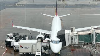 Airlink E190 landing and taxi in Cape Town international airport [upl. by Heinrike]