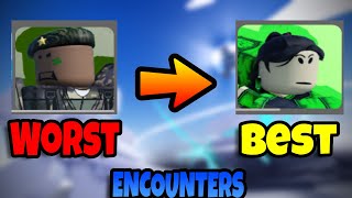 Ranking Every Champion From WORST TO BEST in Encounters Roblox [upl. by Anirrehs597]